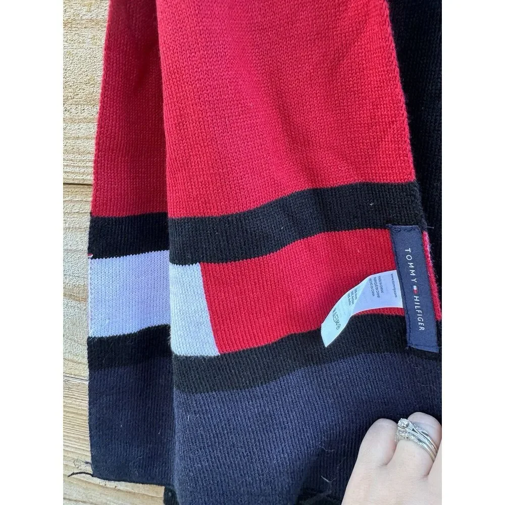 Tommy Hilfiger Logo Scarf Unisex Fall/Winter‎ Scarf